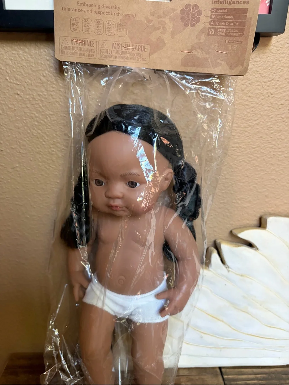 Mini Land Native American Embracing Diversity Doll New!